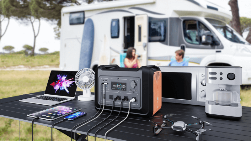 IPStank portable power station for camping trip