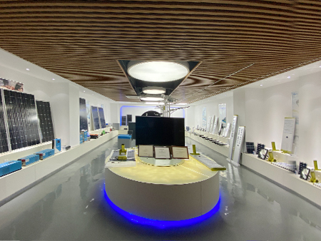 solar panel show room