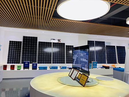 solar panel show room