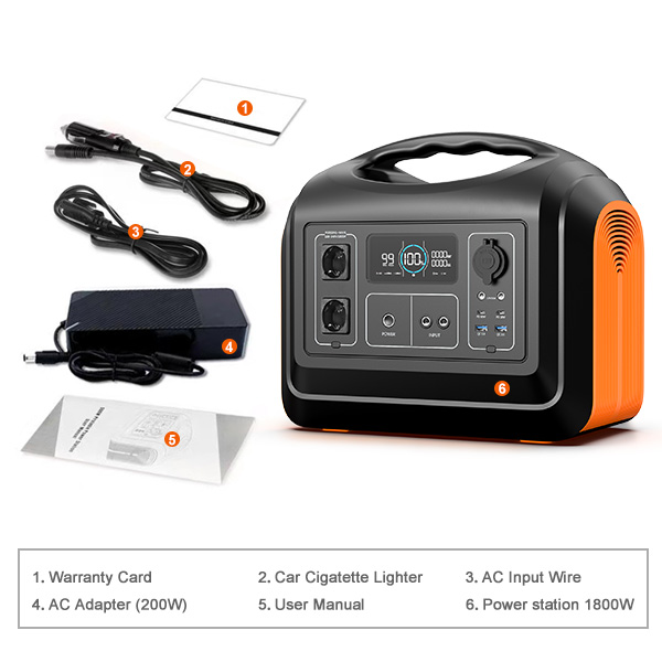 IPStank 1200W Portable Solar Power Station kit for Europe