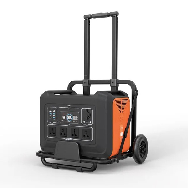 roll cart with IPStank 2400w power station